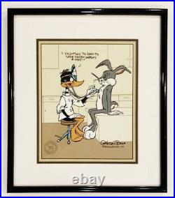 Dr Daffy and Bugs. CHUCK JONES SIGNED-RARE LIMITED EDITION (1988)