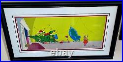 Dr Seuss Cel How The Grinch Stole Christmas Santy Claus Why Signed Chuck Jones