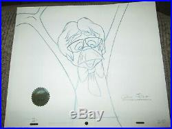 Dr. Seuss Chuck Jones signed Drawing Horton Hears A Who 1970 cel