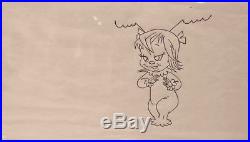 Dr. Seuss Cindy Lou Who Ltd. Ed. Cel & Prod. Drawing Signed Chuck Jones, GRINCH