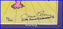 Dr. Seuss' Grinch Christmas Cindy Lou Who LE Cel Signed by Chuck Jones #81/222