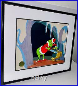 Dr Suess Cel Grinch Stole Christmas On Becoming A Reindeer Signed Chuck Jones
