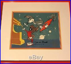 Duck Dodgers 21st Century' Limited Edition Cel signed by Chuck Jones 1988