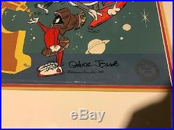 Duck Dodgers 21st Century' Limited Edition Cel signed by Chuck Jones 1988
