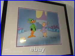 Duck Dodgers the 24 1/2th Century Daffy Duck Porky Pig Signed By Chuck Jones 1/1