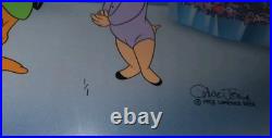 Duck Dodgers the 24 1/2th Century Daffy Duck Porky Pig Signed By Chuck Jones 1/1