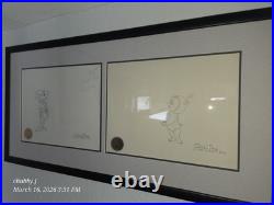 Duck Dodgers the 24 1/2th Century Daffy Duck Porky Pig Signed By Chuck Jones 1/1