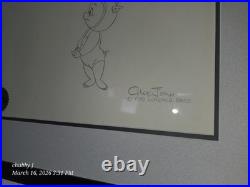 Duck Dodgers the 24 1/2th Century Daffy Duck Porky Pig Signed By Chuck Jones 1/1