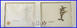Electric Company Wild Coyote Signed by Chuck Jones Original Animation Cell