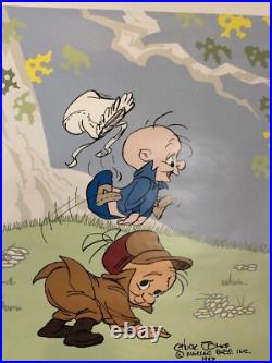 Elmer Fudd Art Print Collectible Chuck Jones Hand Signed Numbered 1993 HTF Rare