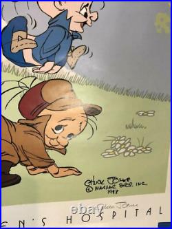 Elmer Fudd Art Print Collectible Chuck Jones Hand Signed Numbered 1993 HTF Rare