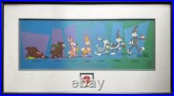 Evolution Bugs Bunny Chuck Jones SIGNED Lt Ed Cel of 750 Looney Tunes WB 1990 AT