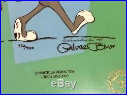 Evolution Of Bugs Bunny Hand Painted Signed Chuck Jones Animation Cel #/750 Jsa