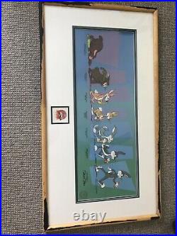 Evolution of Bugs Bunny Signed By Chuck Jones Numbered 4/750