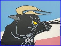 Extremely Rare Bugs Bunny and Toro the Bull cel, signed by Chuck Jones