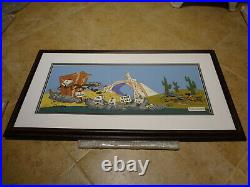 FANATIC BY CHUCK JONES SIGNED # 710 OF 750- 21 x 41 WARNER BROTHERS CELL