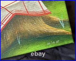 Fabio Napoleoni X Chuck jones Well Done Love Bomb AP Rare Taz+Marcenivo Signed