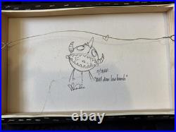 Fabio Napoleoni X Chuck jones Well Done Love Bomb AP Rare Taz+Marcenivo Signed