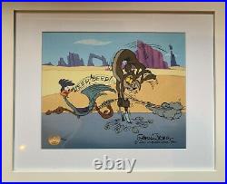 Fast and Famished Chuck Jones Signed Animation Cel