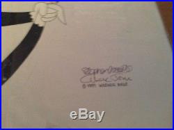 Father of the Bird Sylvester signed By Chuck Jones & Stephen Fossati