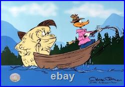 Fish Tale Daffy Duck Chuck Jones Animation Cel Looney Tunes Art