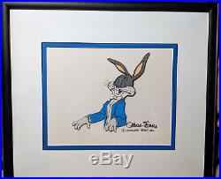 Flawless BUGS BUNNY 1976 Production Cel CHUCK JONES signed Museum Archival Frame