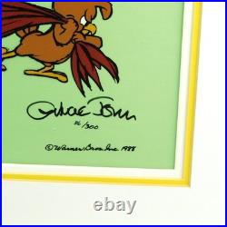 Foghorn Leghorn & Henry Chicken Hawk Chuck Jones Cel Limited Edition Signed art