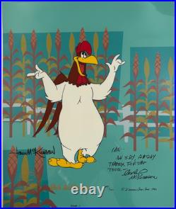 Foghorn Leghorn LE Hand-painted Cel, Signed by McKimson Bros. 1990 647/750