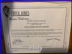 Framed Chuck Jones Cel Bugs And Witch Hazel Truant Officer Cel Signed Framed Chuck Jones Cel Bugs And Witch Hazel Truant Officer Cel Signed