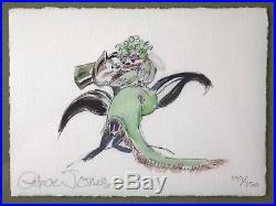 Framed Pepe Le Pew Aromantic Limited Ed. Giclee Signed by Chuck Jones