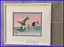 Frigid Hare cel signed by Chuck Jones, custom framed