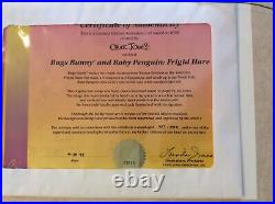 Frigid Hare cel signed by Chuck Jones, custom framed