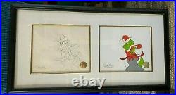 GRINCH Stole CHRISTMAS Animation Cel Signed Chuck Jones PRODUCTION DRAWING 1966