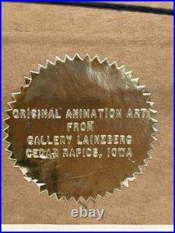 Gallery Lainzberg Daffy Duck Animation Cel Bugs Bunny in King Arthur's Court COA