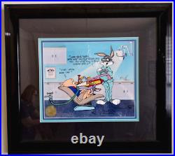 (Georgia) Chuck Jones Signed Animation Cel What a Mouthfull 20x22 #136/500