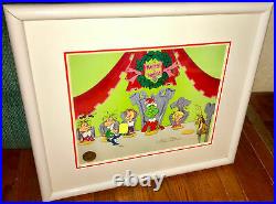 Grinch Cel Who Christmas Feast Signed Chuck Jones Animation Art Cell
