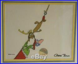 Grinch Production Cell Best Max expression! Chuck Jones Signed &Authenticated