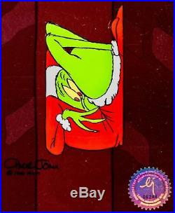 Grinch Stole Christmas Animation Cel Original 4 Set Signed Chuck Jones Vintage