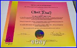 Grinch Stole Christmas Cel Dr Suess On Becoming A Reindeer Signed Chuck Jones