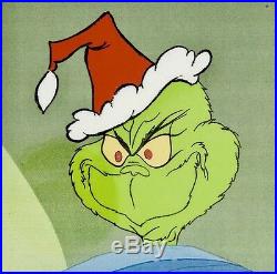 Grinch Stole Christmas Cel Original Animation Production Signed Chuck Jones Cell