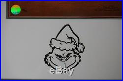 Grinch Who Stole Christmas hand Painted Cel signed Chuck Jones Custom Frame