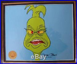 Grinch Who Stole Christmas hand Painted production Cel signed Chuck Jones 1966