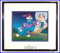 Hand Painted Cel Prince's Bride Bugs Bunny Looney Tunes Chuck Jones SIGNED Frame