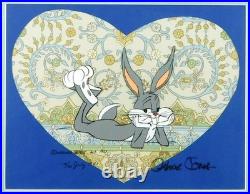 Heartthrob Bugs Chuck Jones Cel Signed Bugs Bunny Limited Edition