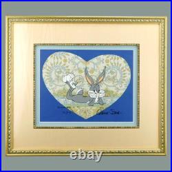 Heartthrob Bugs Chuck Jones Cel Signed Bugs Bunny Limited Edition