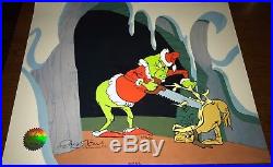How The Grinch Stole Christmas Cel Artist Proof Edition Signed Chuck Jones Cell