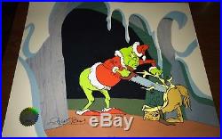 How The Grinch Stole Christmas Cel Artist Proof Edition Signed Chuck Jones Cell