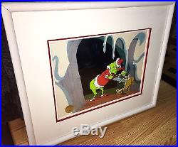 How The Grinch Stole Christmas Cel On Becoming A Reindeer Signed Chuck Jones