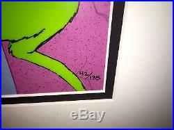 How The Grinch Stole Christmas Cel Stop Number One Signed Chuck Jones Animation