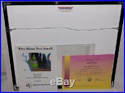 How The Grinch Stole Christmas Cel Two Sizes Too Small Signed Chuck Jones Cell